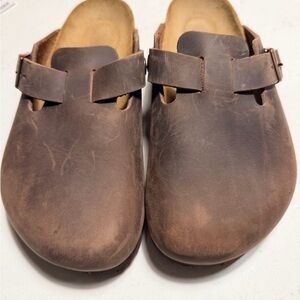 Birkenstock Men's Dark Brown Leather Loafers